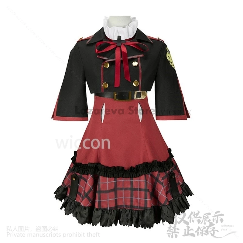 Аниме игра синий архив косплей костюм Асаги Муцуки Jk школьная форма парик