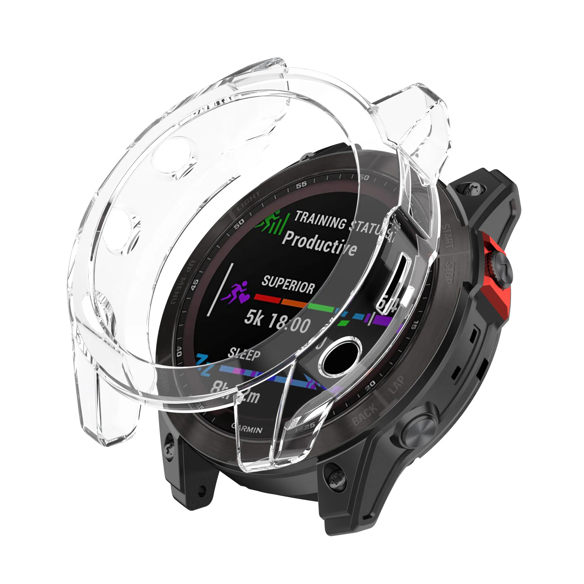 Фото Прозрачный чехол из материала TPU Защитный чехол для Garmin Epix Gen 2/Fenix 7X 51 мм 7 47 мм 7 S 42 мм Fenix7, силиконовый бампер, прозрачный чехол №3