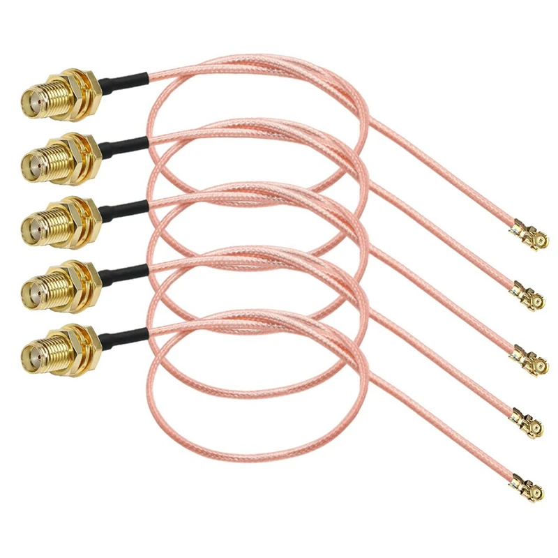 

Коаксиальный кабель FL SMA с разъемом SMA на U.FL, коаксиальный Соединительный кабель IPX IPEX РЧ RG178 для Wi-Fi роутера, антенна, 5 шт.
