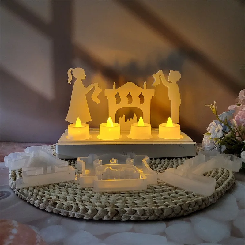 Рождественский набор для маленьких мальчиков и девочек каминная вставка