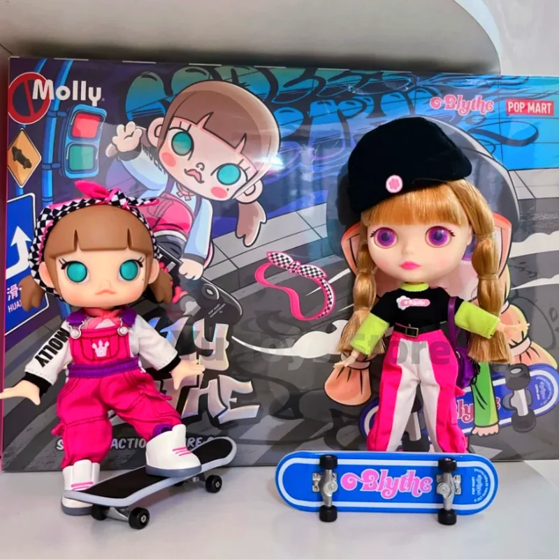 

15cm Genuine Molly Blyth Bjd Doll Skateboard Slide Girl Big Size Anime Figure Dolls Joint Body Collection Decoration Toys Gifts