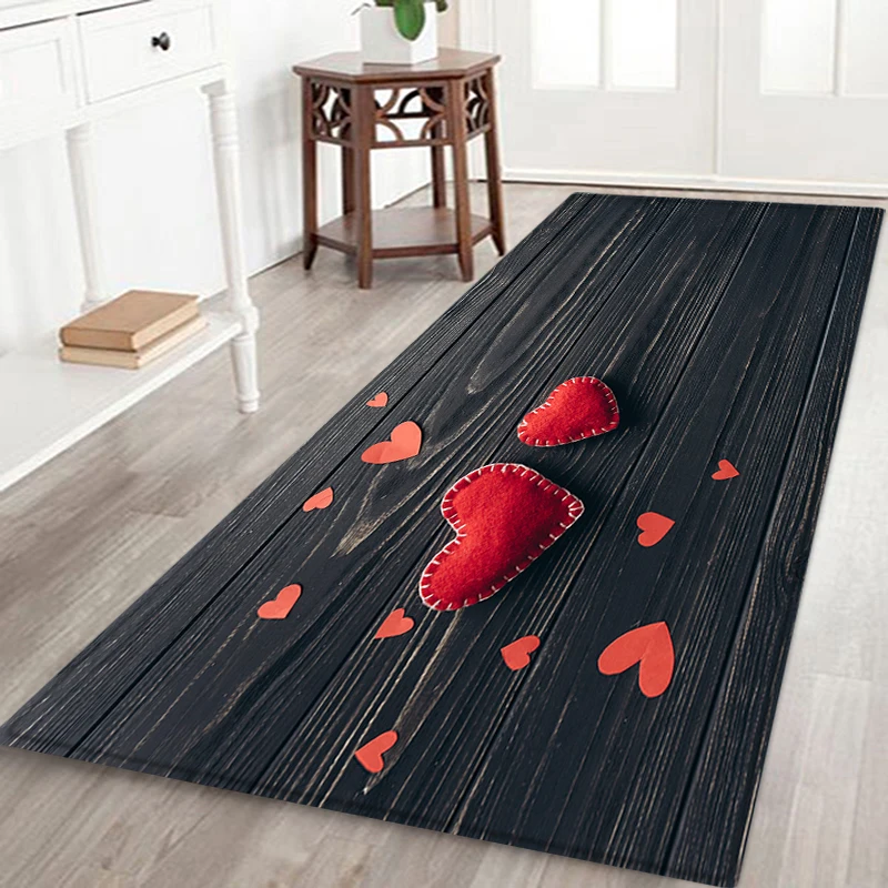 Противоскользящий кухонный коврик под дерево подстилка входную дверь домашний