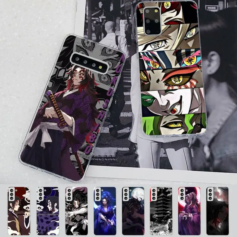 

Kokushibo Demon Slayer Kimetsu no Yaiba Phone Case for Samsung S21 A10 for Redmi Note 7 9 for Huawei P30Pro Honor 8X 10i cover