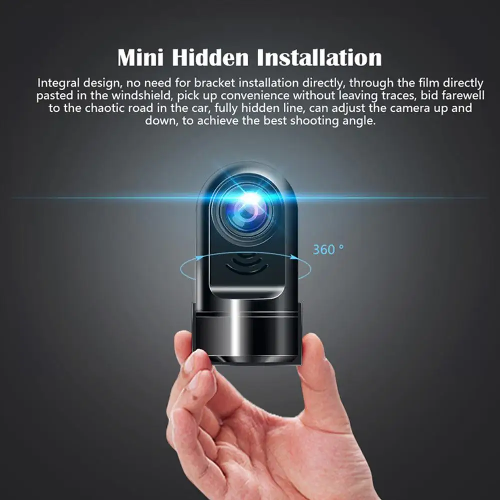 

New 1080HD Mini Car DVR Camera Capacitor Driving Recorder Auto Loop Recording G-sensor Navigation Recorder Compatible For Androi
