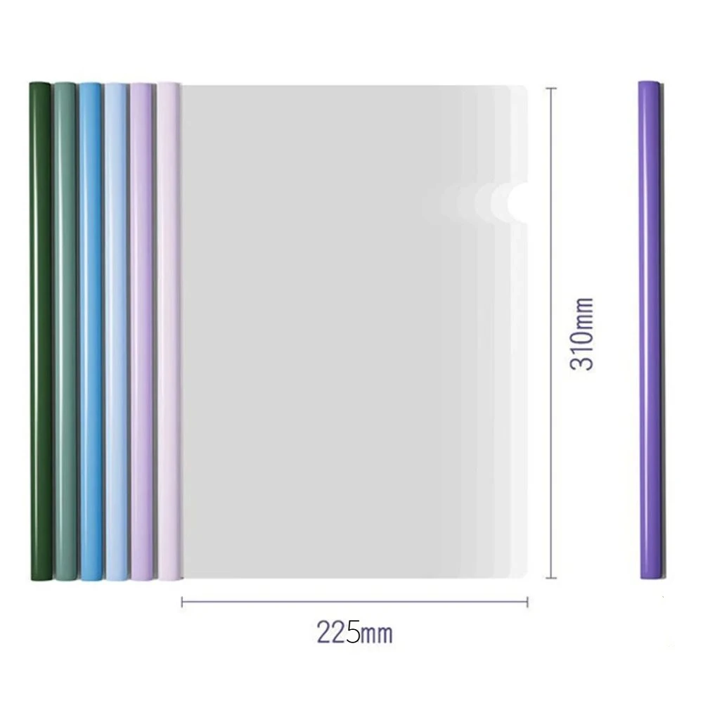 10 шт. прозрачные водонепроницаемые Зажимы для бумаги