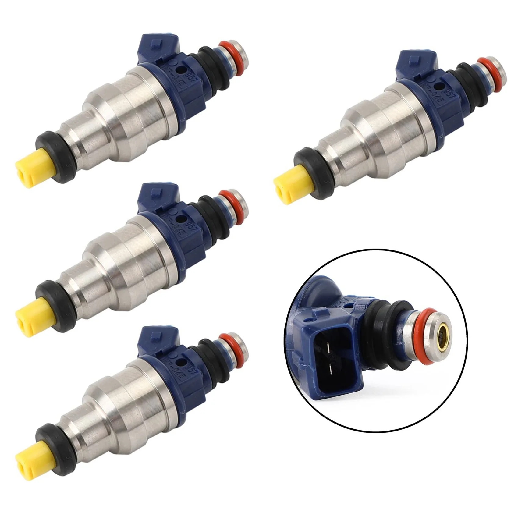 Комплект топливных форсунок из 4 шт. подходит для Mitsubishi 2.4L L4 1994-1999 842-12147 MDH275 INP-065