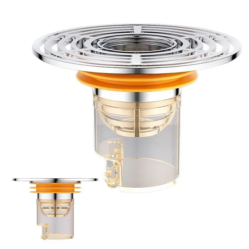 

Штепсельная пробка для слива пола, односторонний сливной фильтр, пробка из АБС-силикона для раковины, универсальная сливная пробка, съемный, хороший уплотнитель для