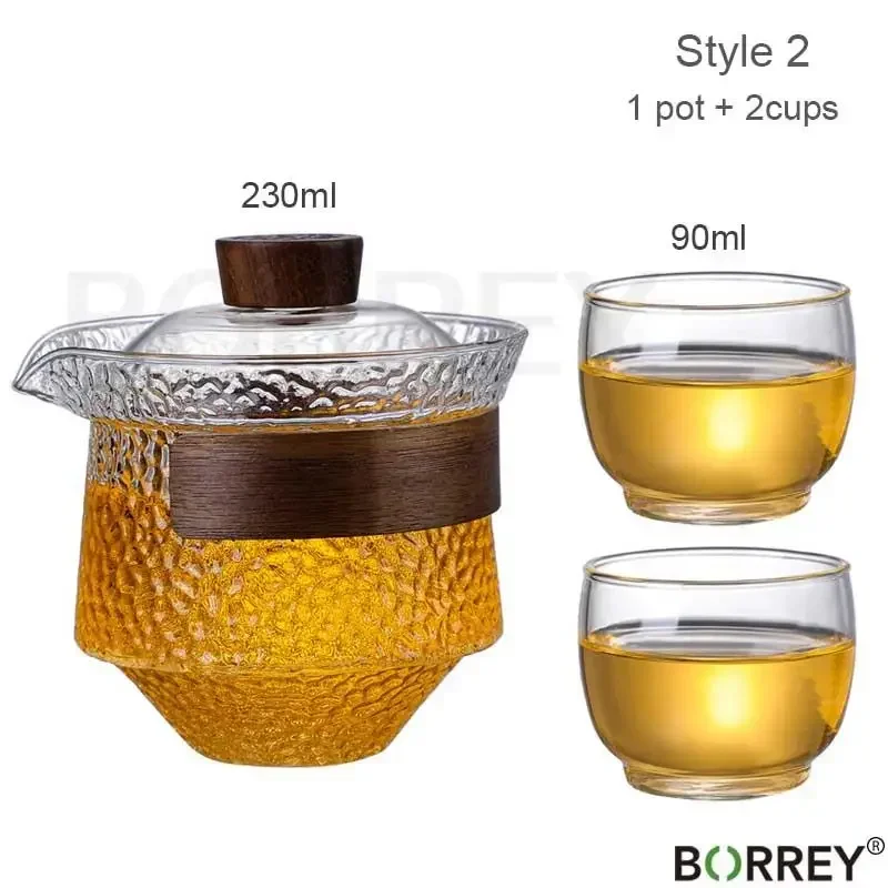 Чайная чашка Gaiwan из японского стекла объемом 230 мл чайная термостойкий