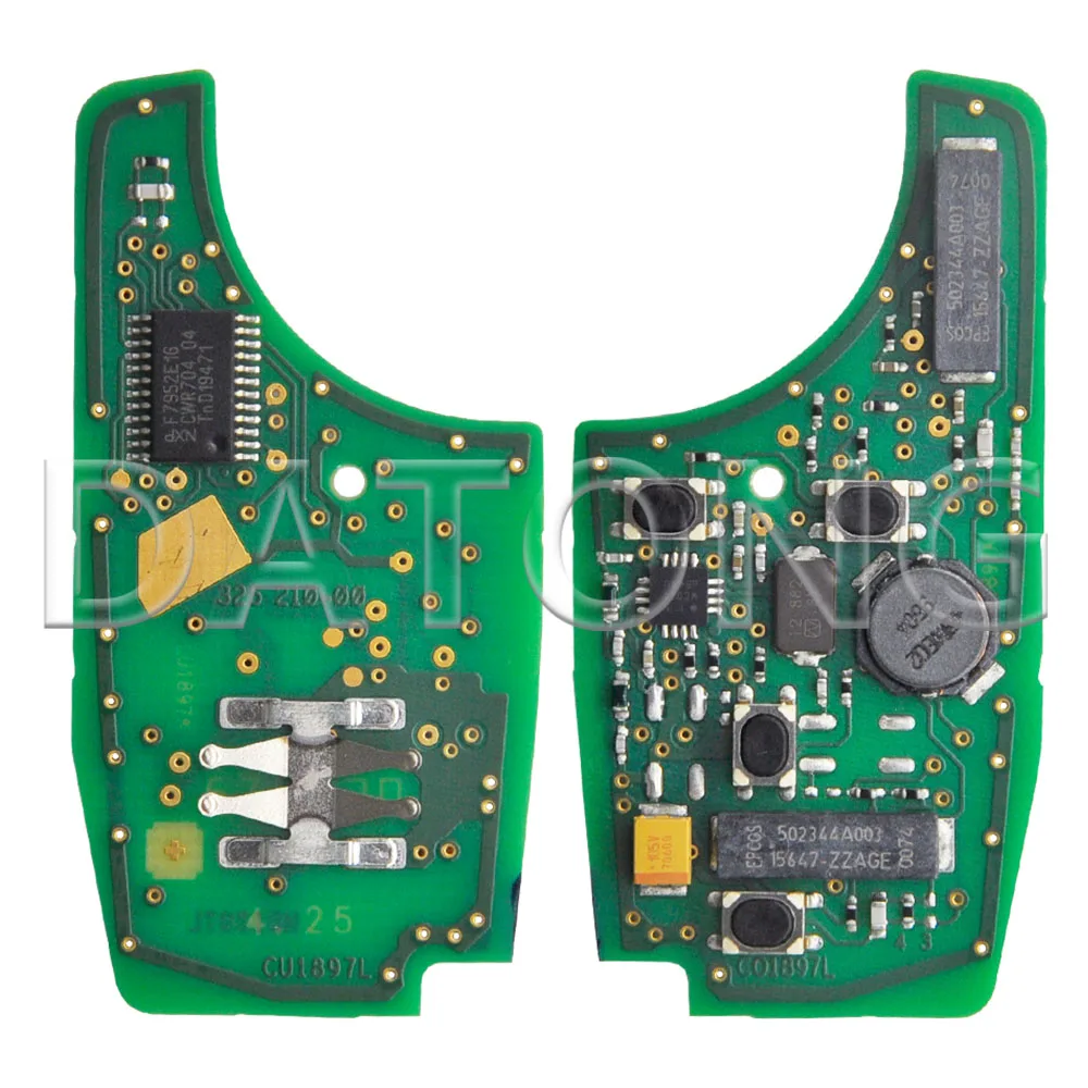 Datong оригинальный чип ID46 433 МГц Keyless Go 4-кнопочный автомобильный дистанционный ключ