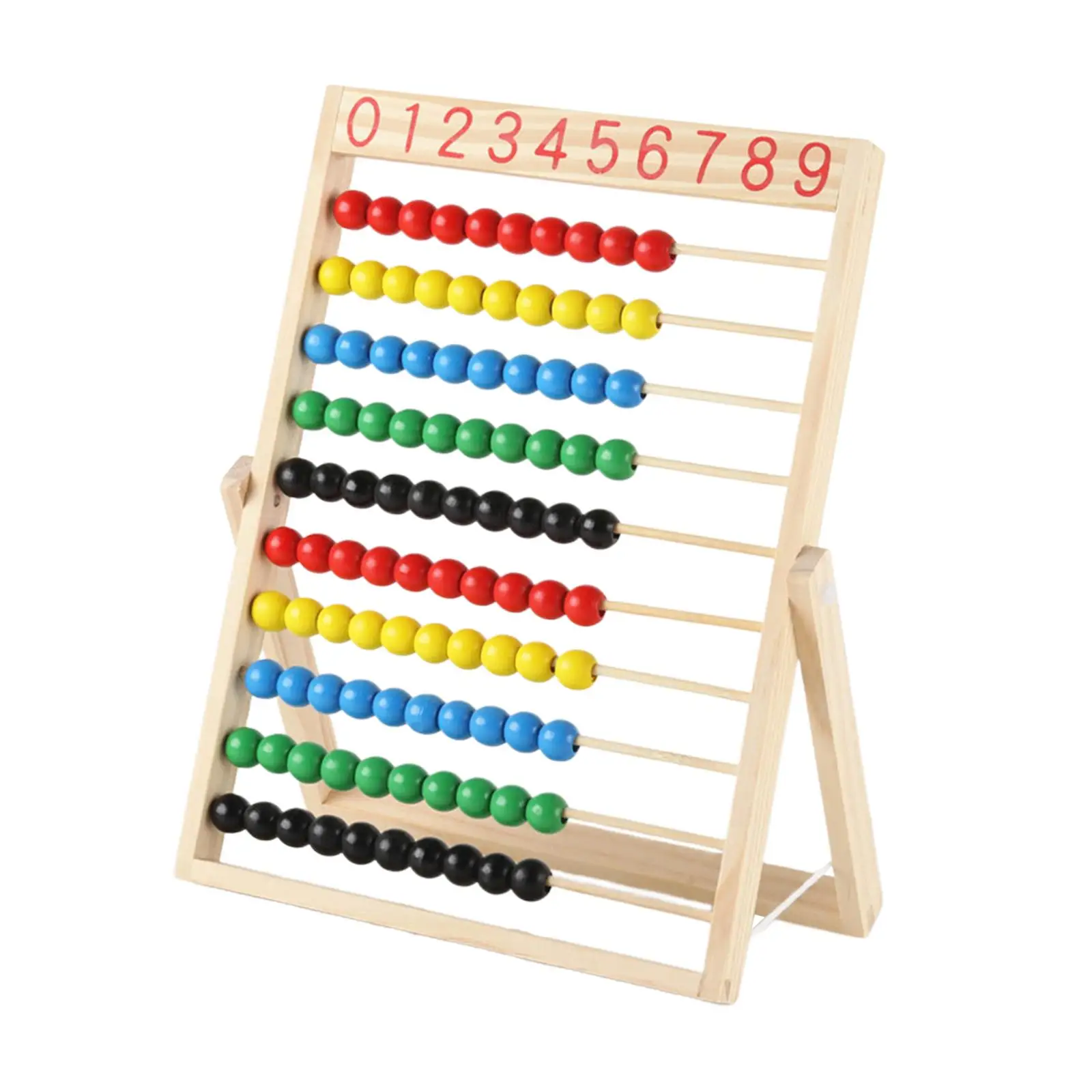 

Counting Frame Wooden Learning Math Wooden Abacus for Elementary Kids Gifts