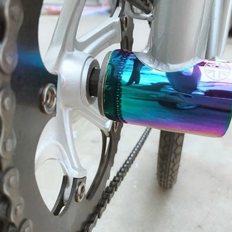 Cnc Alloy Bicycle Frame Protector Pads For Brompton Folding Bike Bottom Bracket BB Sticker Protect Guard Pad