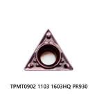 Оригинальный TPMT090202 TPMT090204 TPMT110302 TPMT110304 TPMT110308 HQ PR930 токарный резец твердосплавная вставка для стали и нержавеющей стали