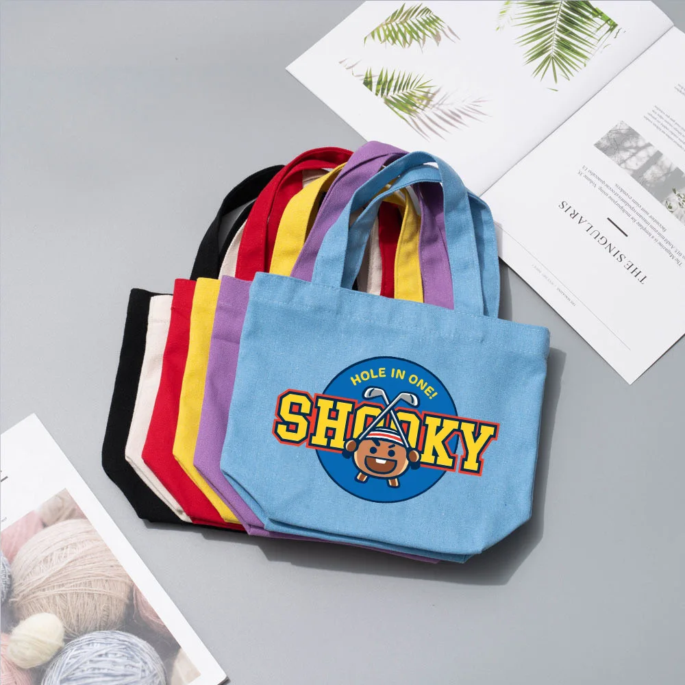 

Холщовая Сумка-тоут Kawaii мультяшный Bt21 с милым щенком пони Банни бисквит коала большая сумка для студентов аниме цветная сумка-тоут для пикн...