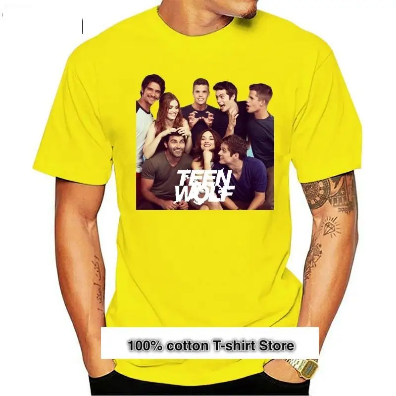 

Camiseta de lobo adolescente para hombre, camiseta de nuevo disegio, camiseta de манга corta blanca, camisetas de moda MR430