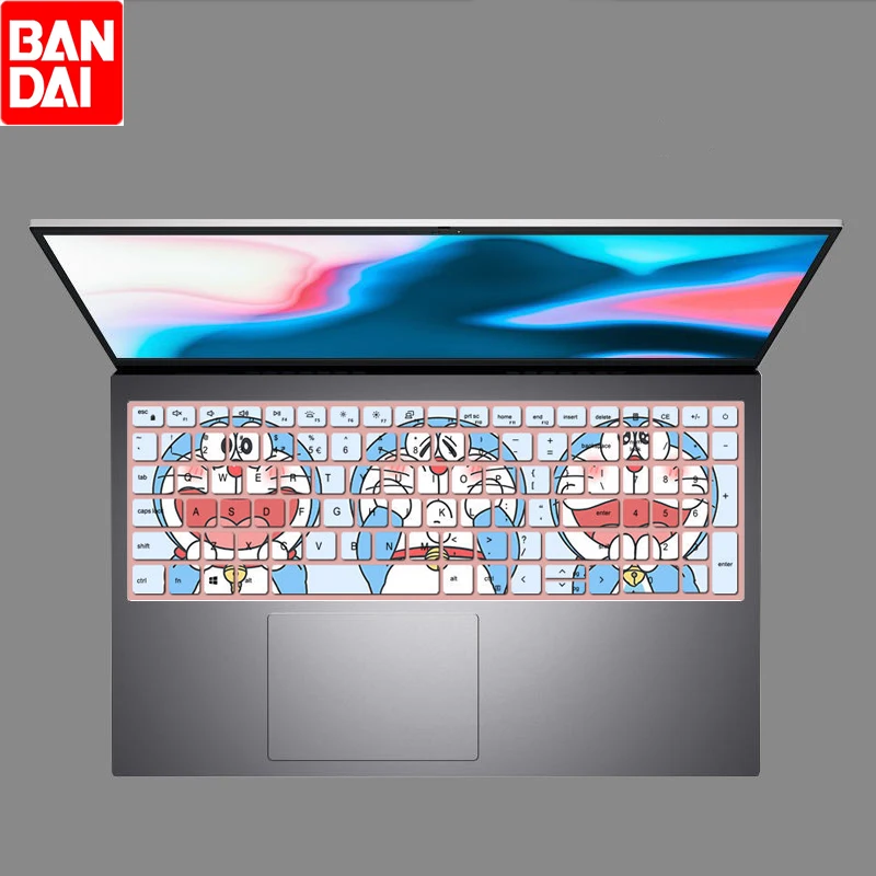 Защита для клавиатуры Аниме Doraemon Macbook Air Pro 13 14 15 16 дюймов водонепроницаемая и