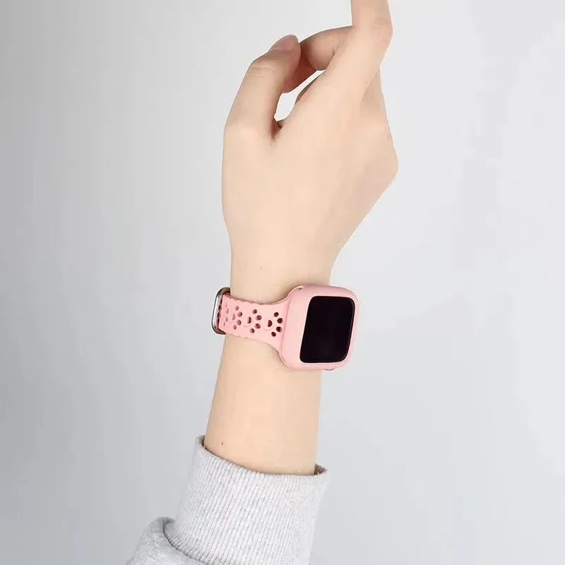 Cat Paw Design Strap For Apple Watch Band 49mm 45mm 44mm 41mm 40mm Slim Silicone Watchband Bracelet iWatch 3 4 5 6 7 8 SE Ultra