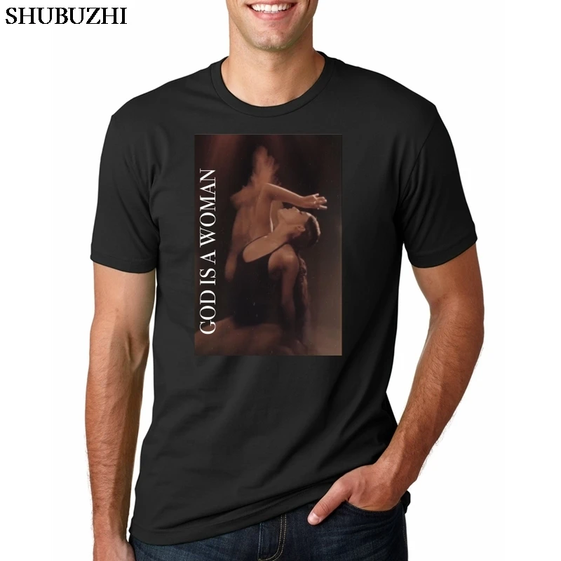 

God Is A T shirt Men Sweetener Newest Song Summer Tops Homme Cotton Hip Hop Style Shirts Ariana Grande