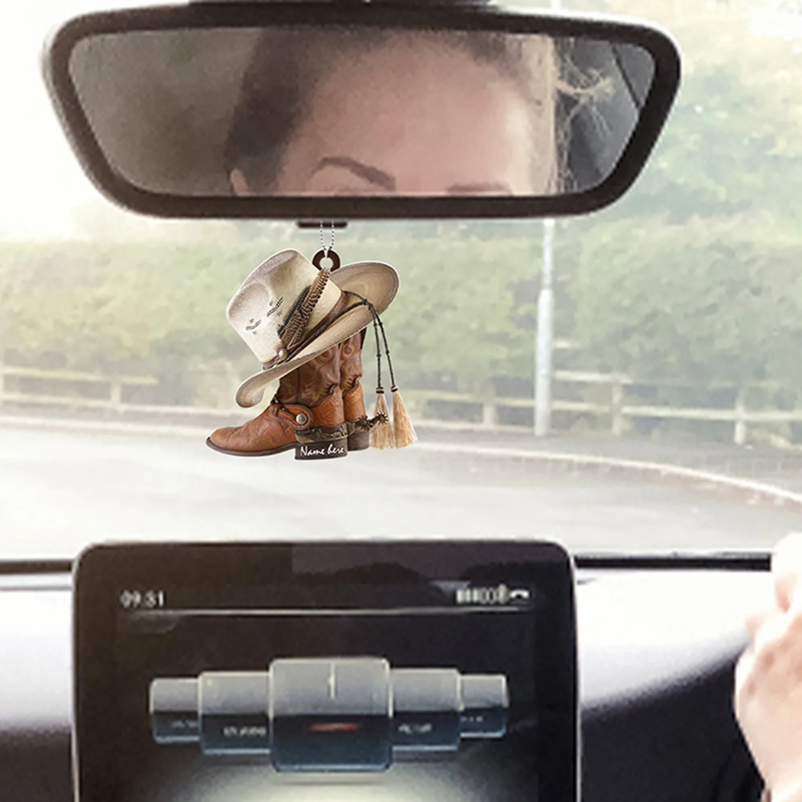 Акриловое седло лошади автомобильное украшение персонализированные ковбойские