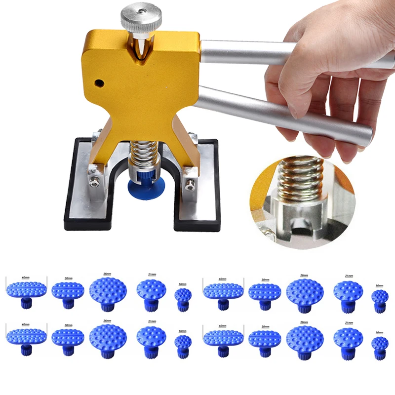 

Car Body Sheet Metal Paintless Dent Repair Tools Kit Automotive Hail Pit Remover Set Professional Take Out Car Complete Tool Kit