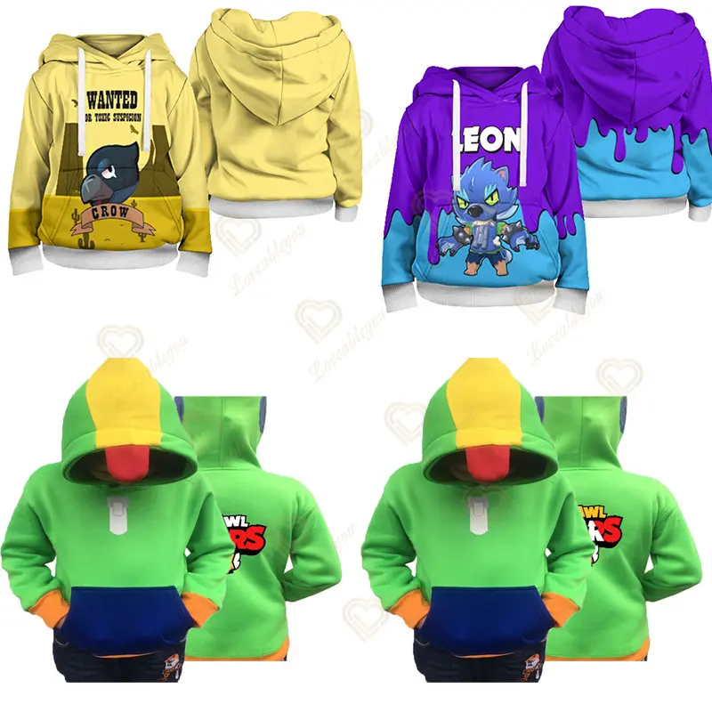 

Leon Children Costumes Kids Hoodies Shooting Game 3d Hoodie Sweatshirt Boys Girls Harajuku Long Sleeve Jacket Coat Teen Clothes