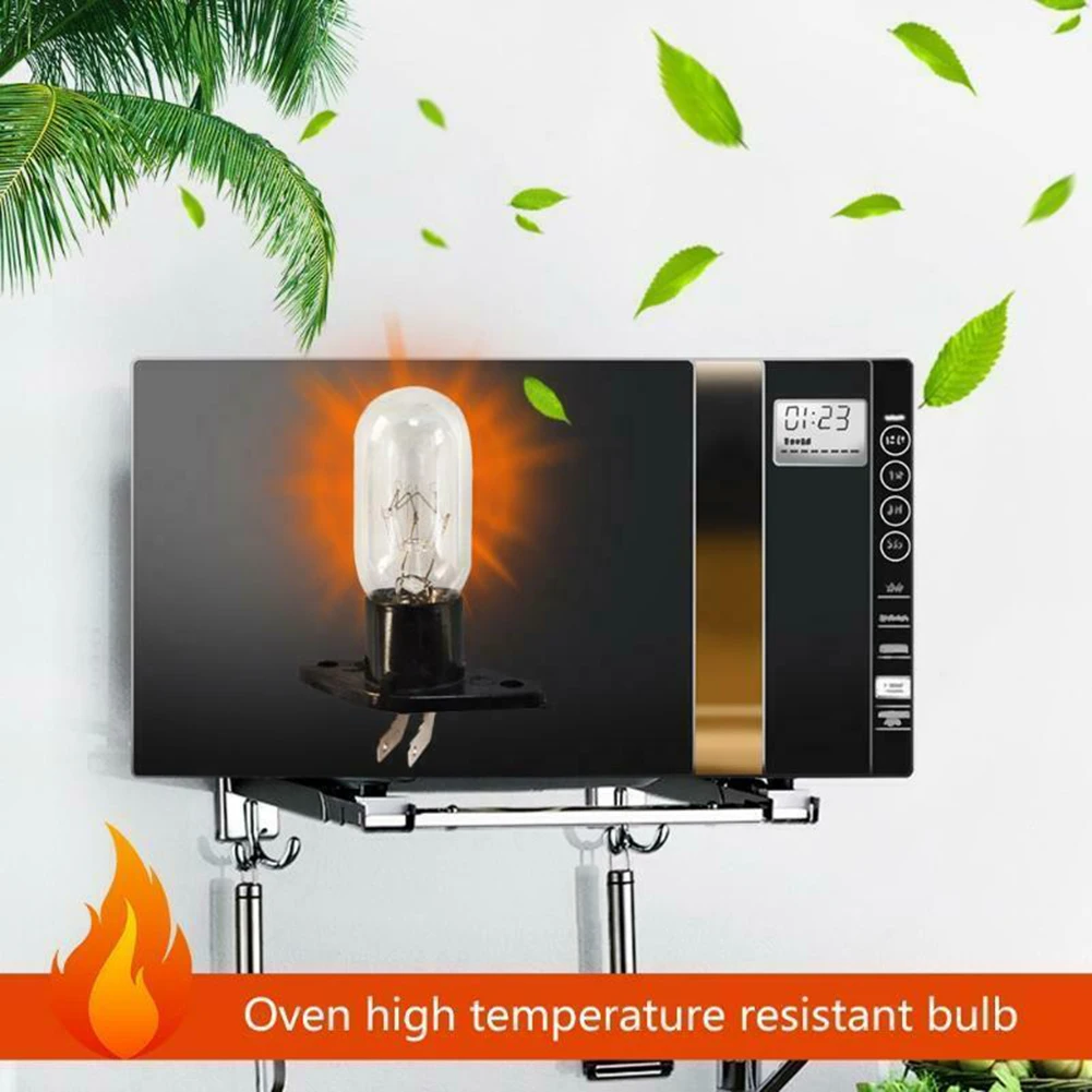 

1pcs Microwave Ovens Light Bulb Lamp Globe 250V 2A Fit For Midea Most Brand Microwave Ovens And Heavy Duty Applications Bulbs