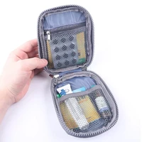 mini medicine storage bag portable first aid medical kit travel outdoor camping useful camping emergency survival bag pill case