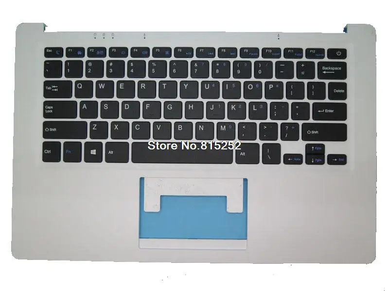 

Подставка для ноутбука и клавиатура для Haier S14, белый чехол с американской клавиатурой