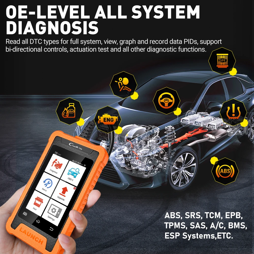 Диагностический сканер LAUNCH X431 Elite диагностический прибор OBD2 колеса 31 + сброс для