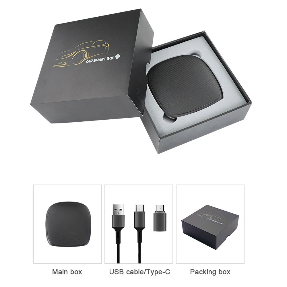 Мини-приставка Carplay Ai Box на Android Apple Car Play Беспроводная Автомобильная