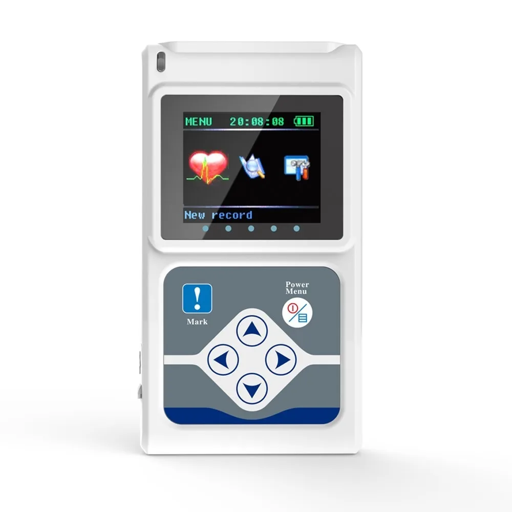 Фото Портативный 12-канальный динамический регистратор ЭКГ TLC5000 + программное обеспечение для ПК – совместим с Windows 10/8/7 №5