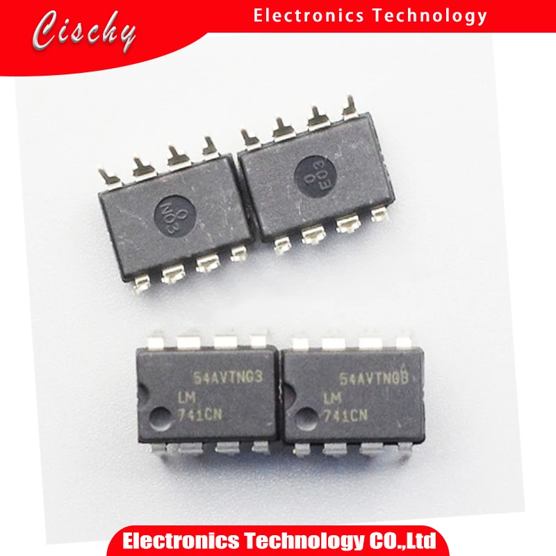 

10 шт./лот LM741CN DIP8 LM741 op amp новый оригинал в наличии