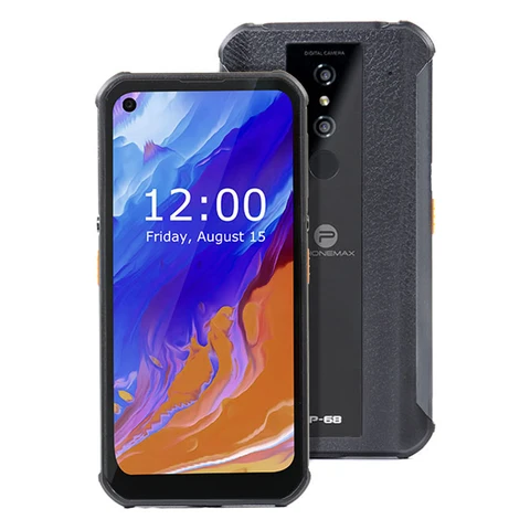 PHONEMAX P2 Глобальный смартфон LTE 4G 8GB 128GB Android 10 IP68 / IP69K Водонепроницаемый наружный телефон NFC