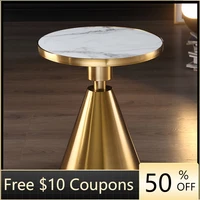 nordic gold coffee tables living room round design luxury dinning table set furniture meubles de salon entrance hall furniture