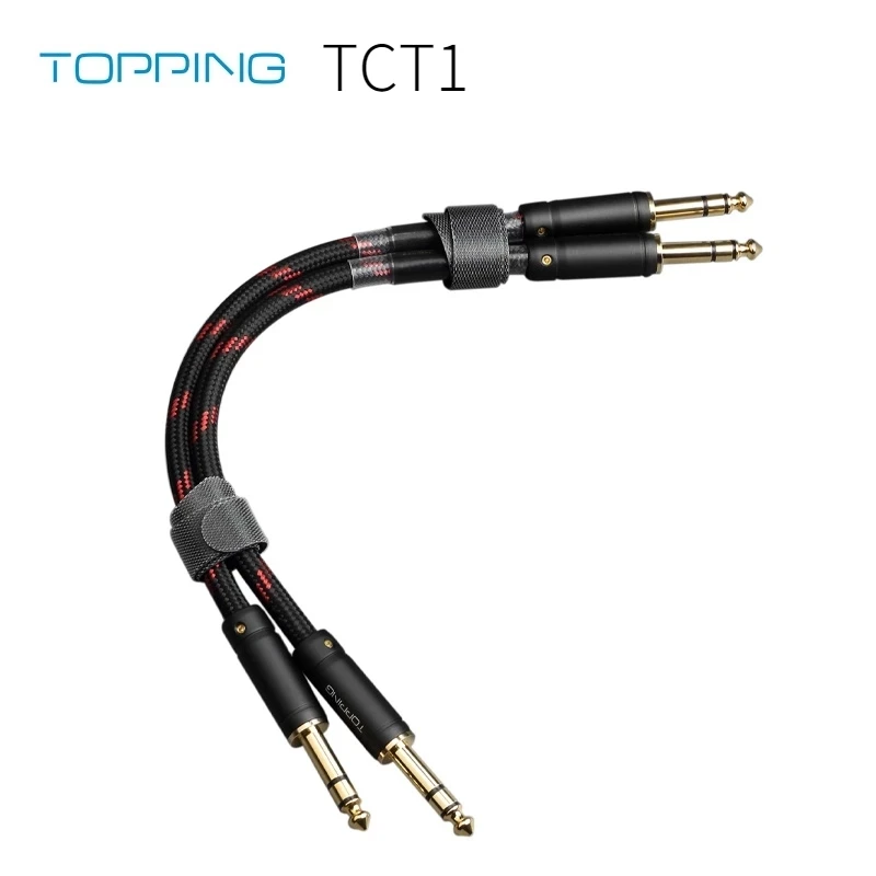 

TOPPING TCT1 HIFI Audio Cable Large Three-core 6.35mm Male to Male Balance Cable