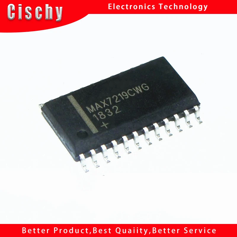 

5 шт. MAX7219EWG SOP24 MAX7219 SOP MAX7219CWG SMD и оригинальная интегральная схема