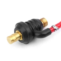 0 5m red hose tig torch gas adaptor 095 stepless clamp 1 set connection for wp 17 18 26 quick welding torch mayitr