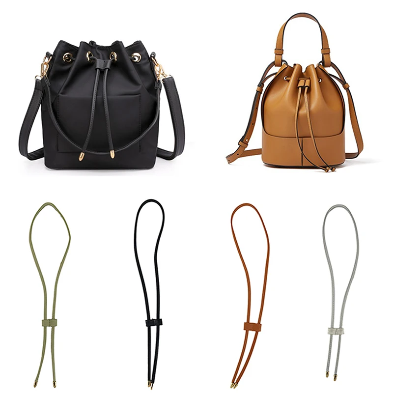 

Bucket Bag Drawstring Women's Detachable PU Leather Bag Strap DIY Replacement Backpack Drawstring Bag Wallet Accessories