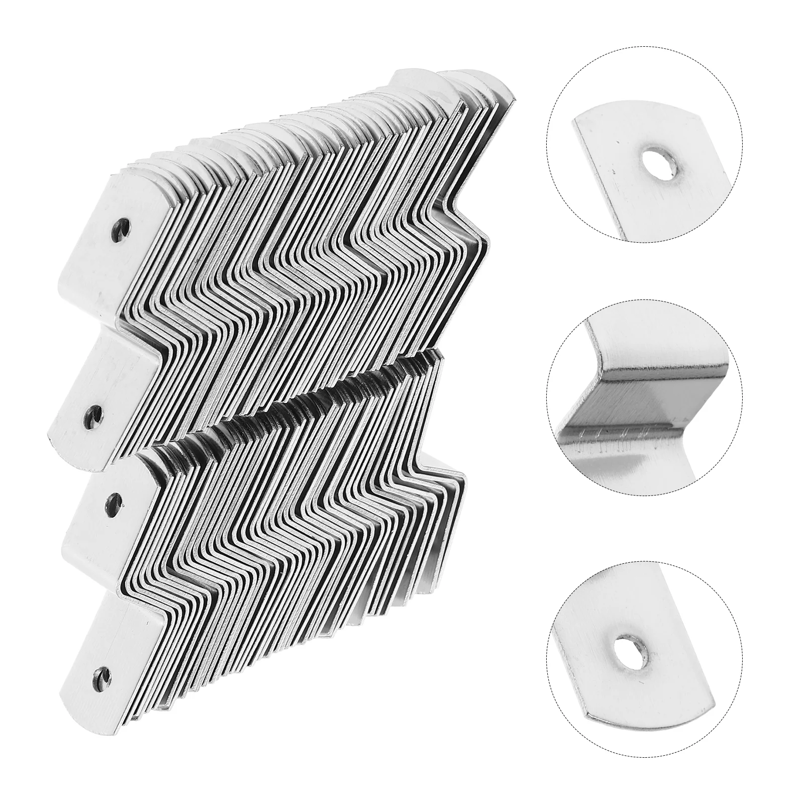 100 шт. угловые застежки для стола кронштейны полок зажимы холста вешалка