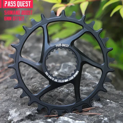 PASS QUEST MTB Звездочка алюминиевая  для шатунов Shimano 12S