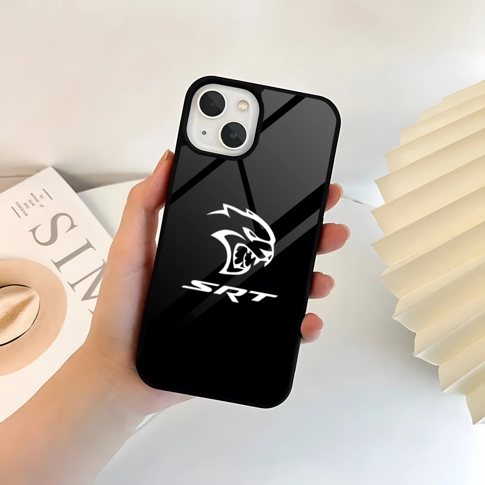 D-Dodge S-SRT классный чехол для телефона PC + TPU Iphone 16 12 Pro Max 1115 13 14 Mini 6S 8 7 Plus X Xs XR