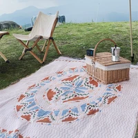 picnic mat ins beach outdoor camping blanket sofa cover bohemia blanket home decoration shawl nap blanket blanket for bad decor