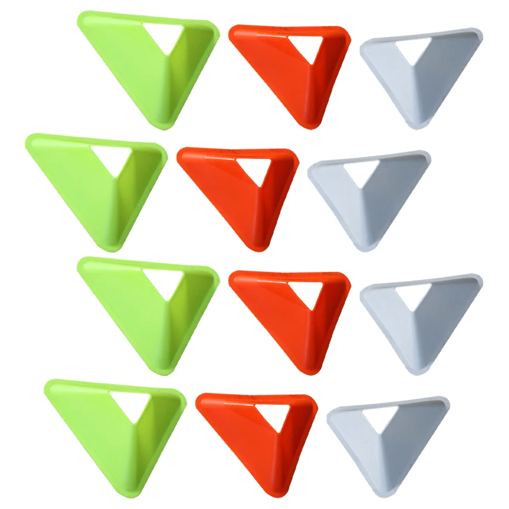 

20 Pcs Football Training Disc Triangle Sign Disk Plastic Discs Cone Obstacle Accessory Child Exercise Equipment