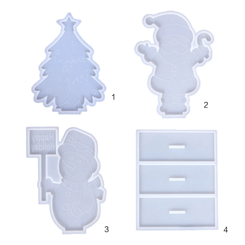 

Silicone Christmas Resin Casting Mold for Making Christmas Ornaments Epoxy Mold Christmas Epoxy Crafts DIY Decor Crafts