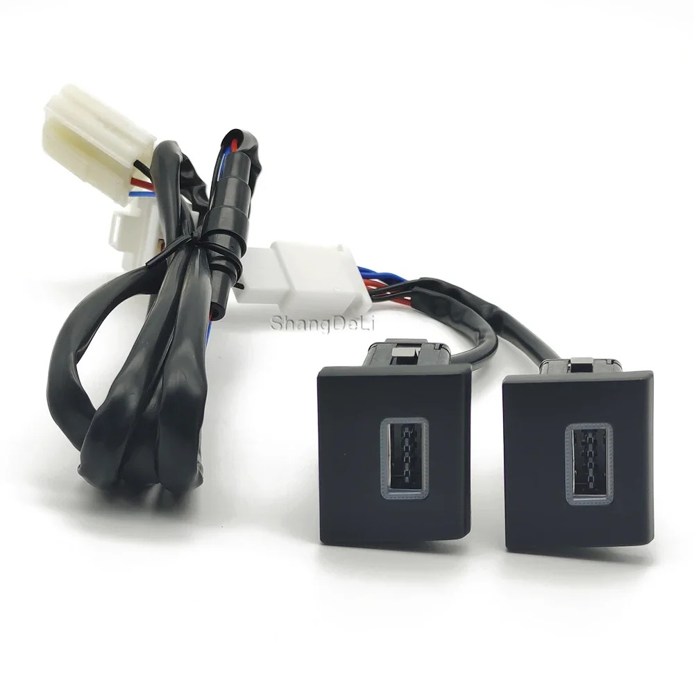 1 шт. розетка для быстрой автомобильной зарядки 12 В/24 В USB-разъем адаптер питания