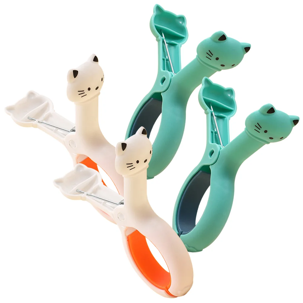 

4 Pcs Clothes Drying Clamp Pins Hanging Plastic Quilt Clips Blanket Fixing Clothespin Windproof