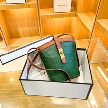 Alligator Pattern Genuine Leather Crossbody Bags For Women Small Messenger Bag Lady Shoulder Bag Luxury Handbag and Purse bolso