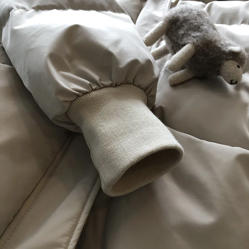 2022 Winter New Woolen Cap Cotton Short Paragraph Loose Cotton Clothes Bread Clothes Female