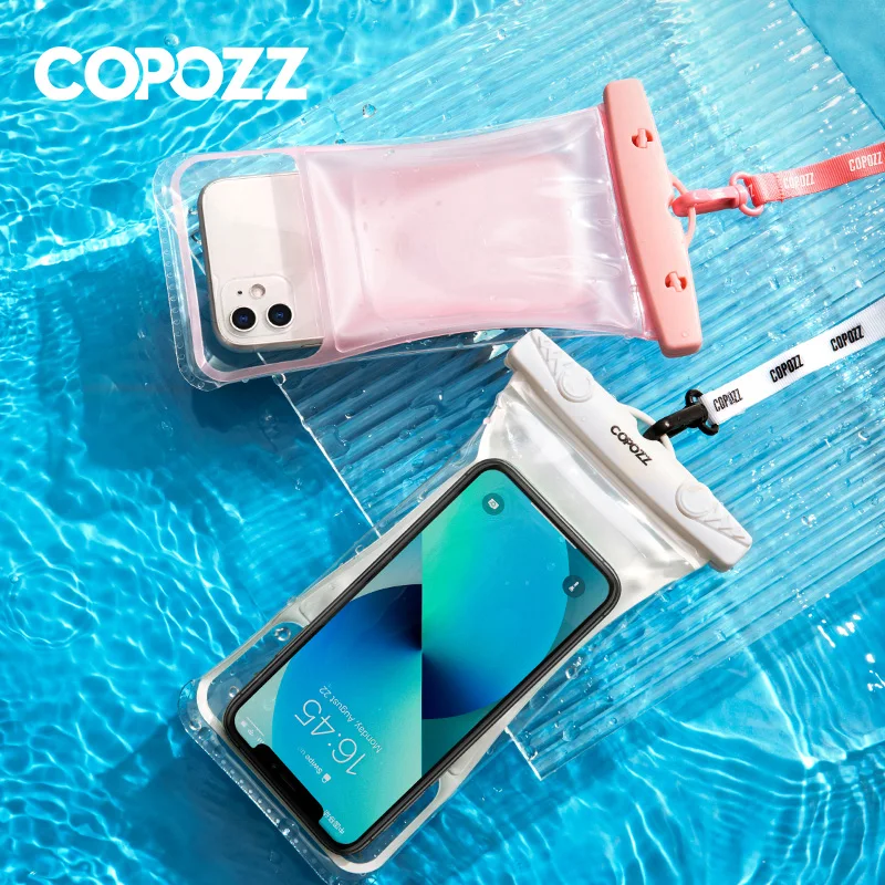 COPOZZ Skiing&Snowboarding Waterproof Phone Case Cover Touchscreen Mobilephone Diving Bag Pouch for iPhone Xiaomi Samsung Meizu