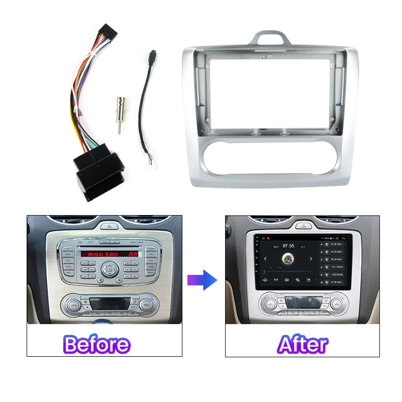 9 ''Автомобильная аудиорамка автомобильная радиоустановка для Ford Focus 2004-2011