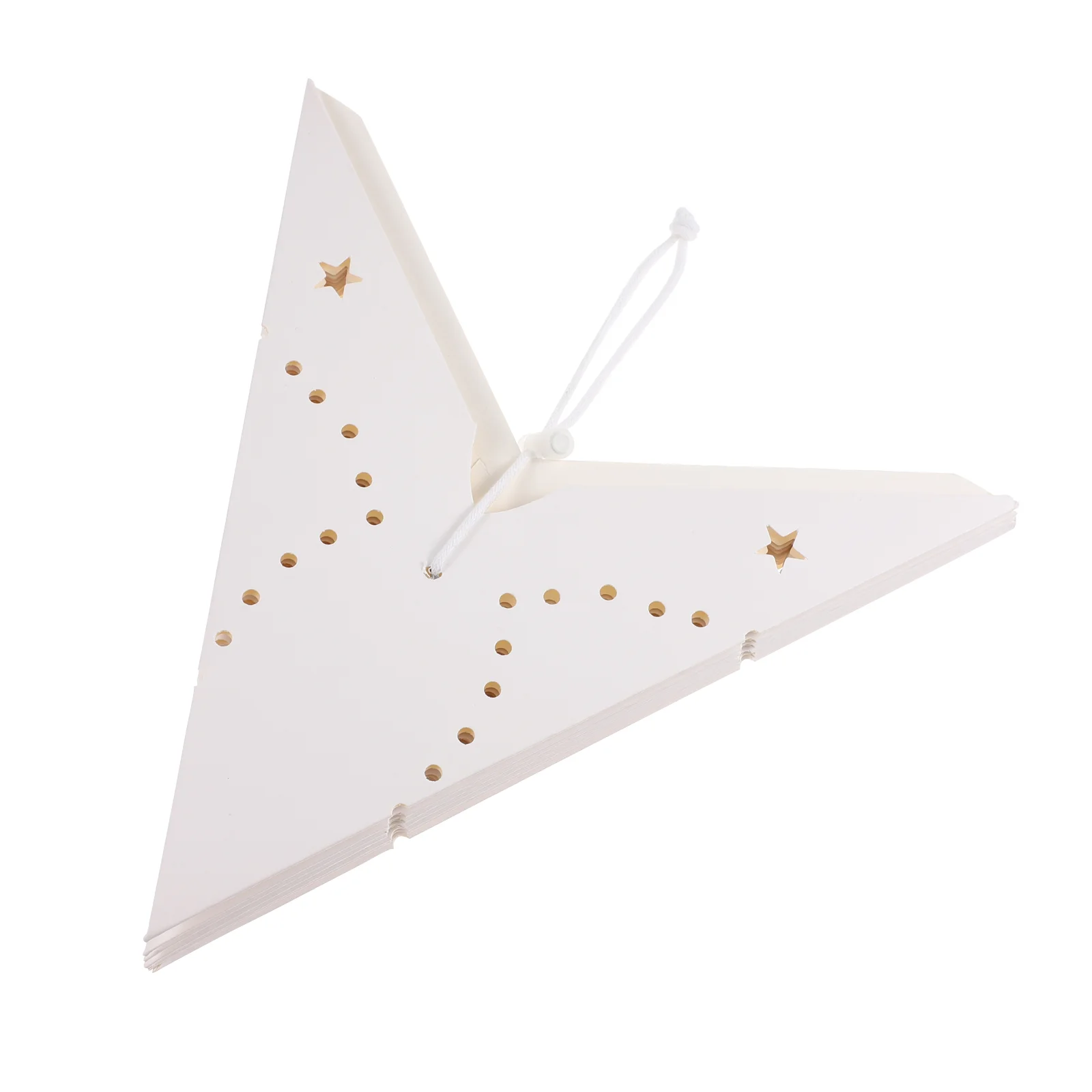 

Star Paper Lantern Hanging Christmas Lampshade Lanterns Stars Decorations Party White Light Hollow Out 3D Decor Pendant Lamp